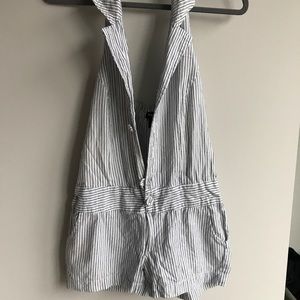 Pinstripe romper